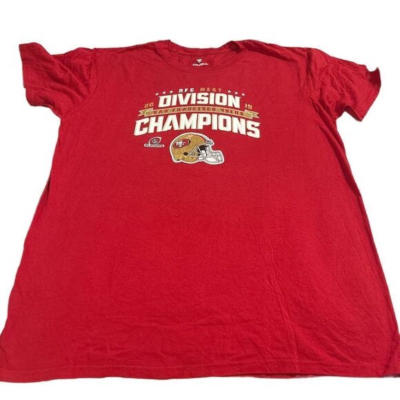 San Francisco 49ers 2019 Division Champions T Shirt - Picture 1 of 2